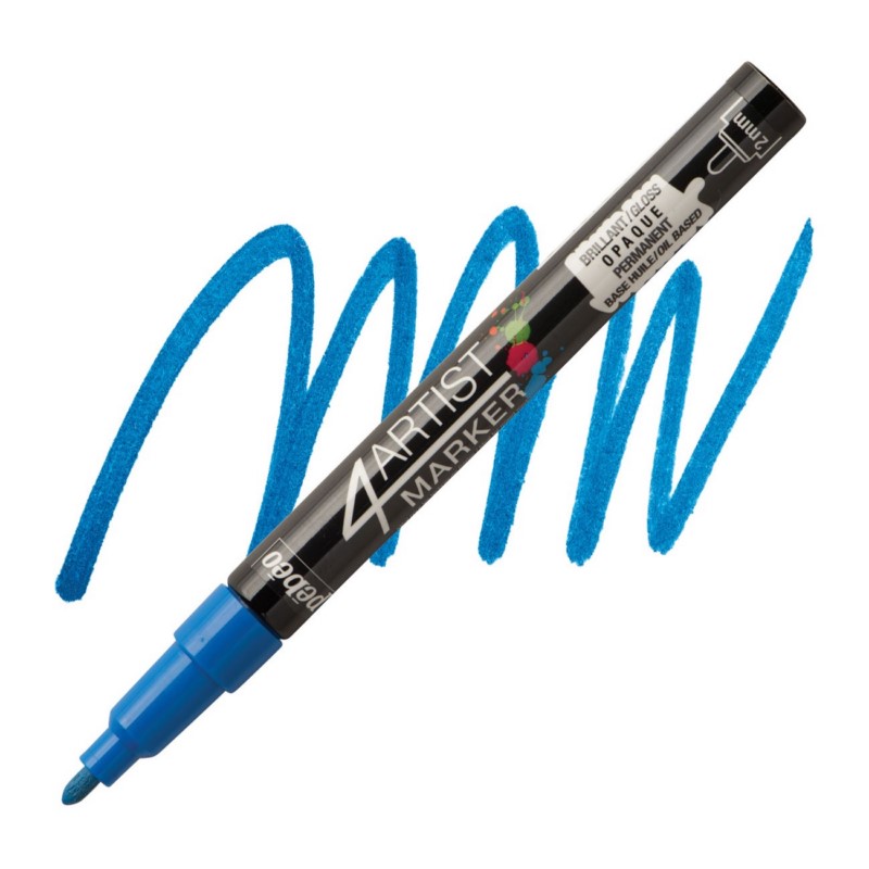 PEBEO 4Artist lakový popisovač 2mm, modrý