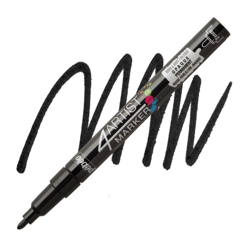 PEBEO 4Artist lakový popisovač 2mm, černý