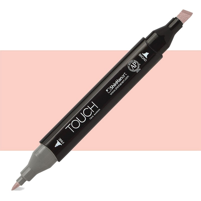 Lihová fixa TOUCH oboustranná Fine & Chisel, R135 Pale cherry pink