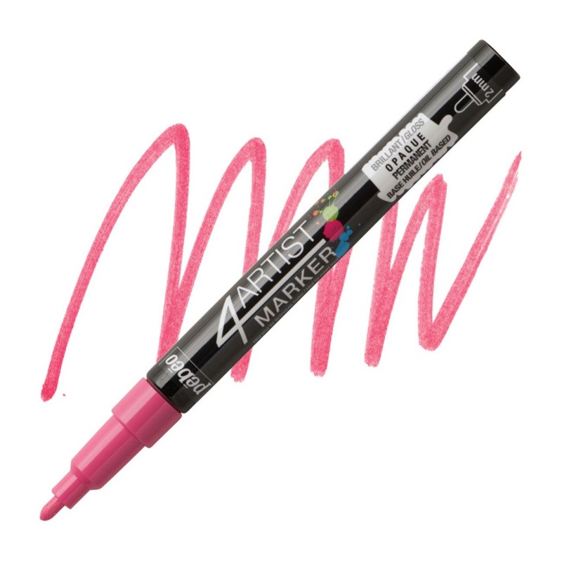 PEBEO 4Artist lakový popisovač 2mm, růžový