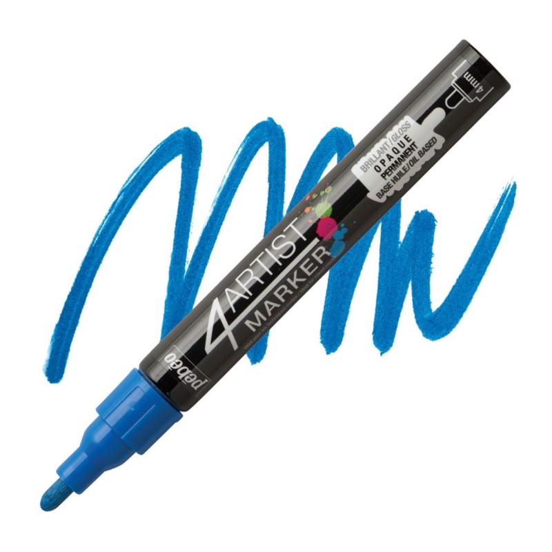 PEBEO 4Artist lakový popisovač 4mm, modrý