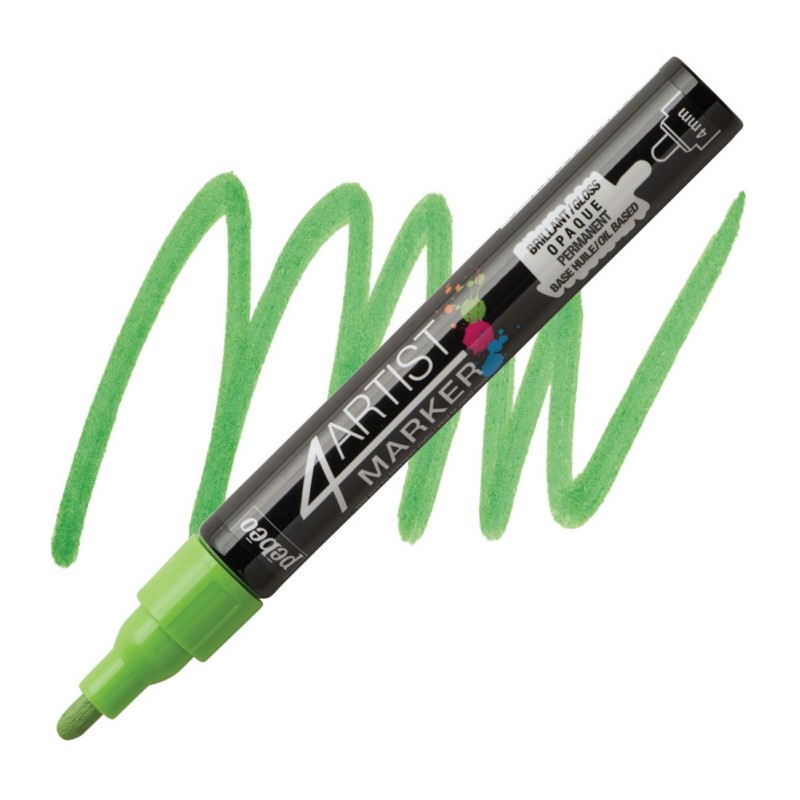 PEBEO 4Artist lakový popisovač 4mm, světle zelený