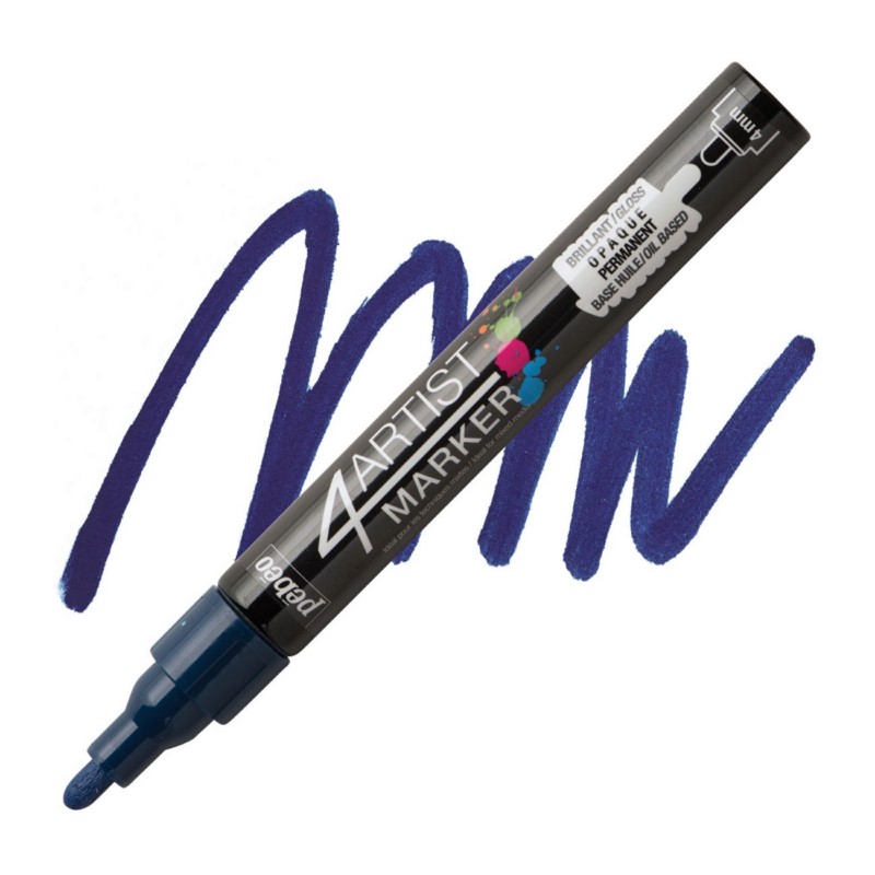 PEBEO 4Artist lakový popisovač 4mm, tmavě modrý