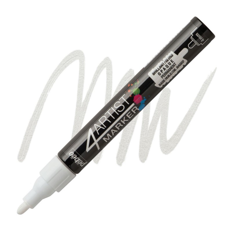 PEBEO 4Artist lakový popisovač 4mm, bílý