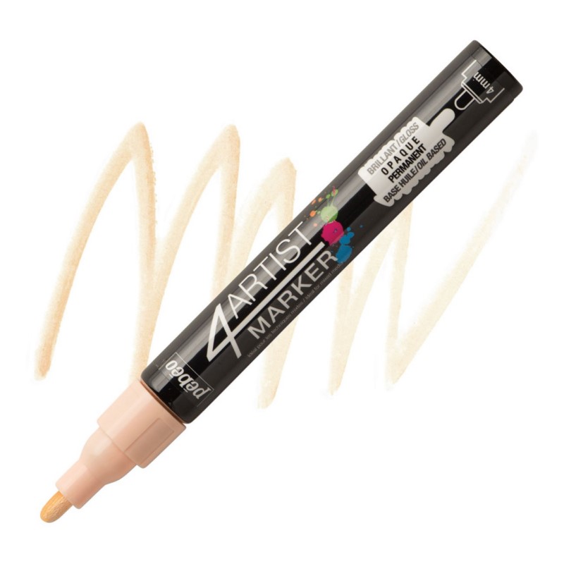 PEBEO 4Artist lakový popisovač 4mm, béžový
