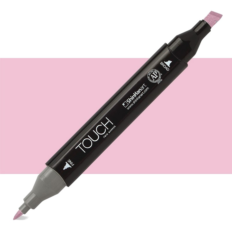 Lihová fixa TOUCH oboustranná Fine & Chisel, RP137 Medium pink