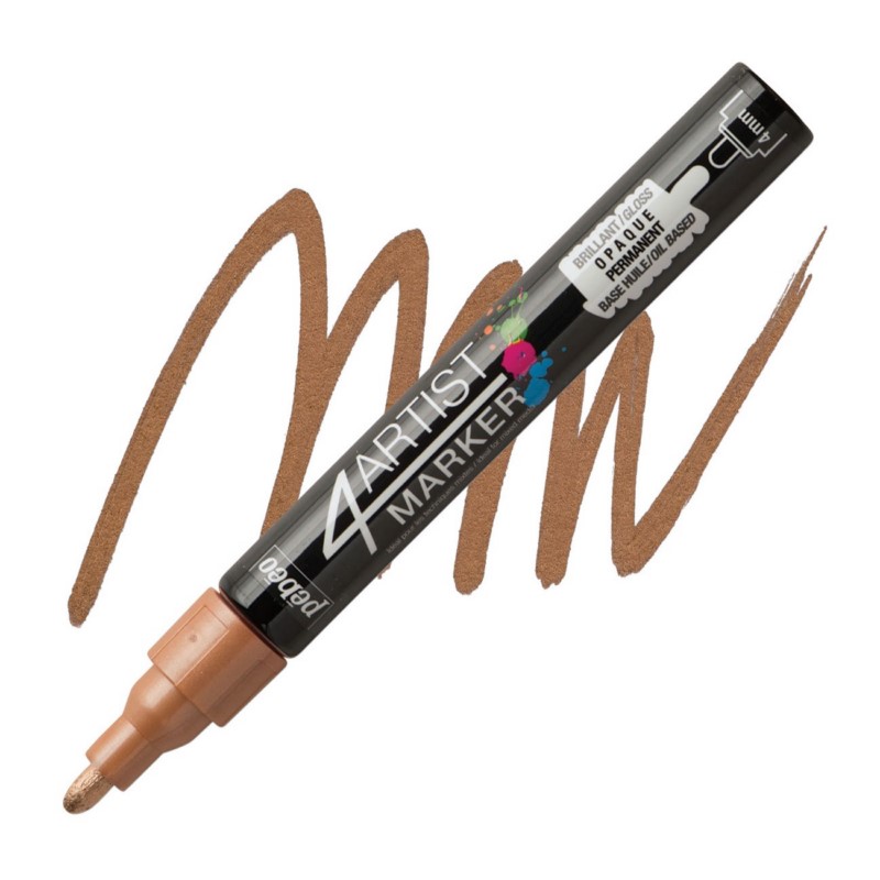 PEBEO 4Artist lakový popisovač 4mm, měděný