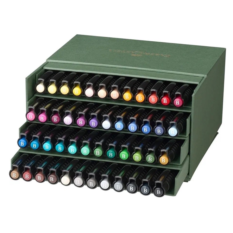 FABER-CASTELL PITT Artist Pen Studio, set 48ks základní
