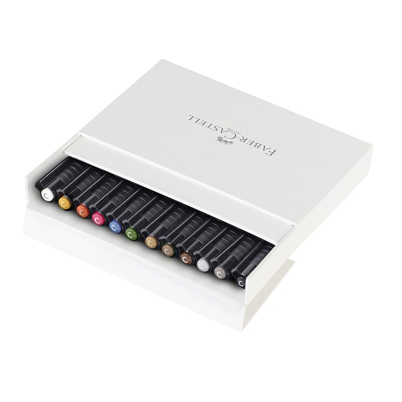 FABER-CASTELL PITT Artist Pen Calligraphy Studio, set 12ks