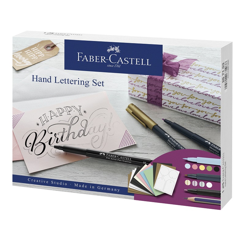 FABER-CASTELL PITT Artist Pen Lettering, set 12ks