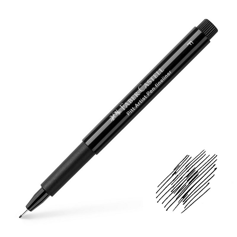 FABER-CASTELL PITT Artist Pen F, černý