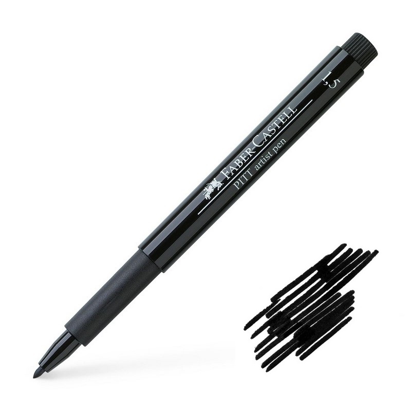 FABER-CASTELL PITT Artist Pen 1,5mm, černý