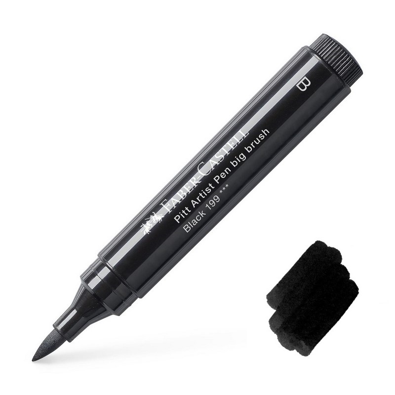 FABER-CASTELL PITT Artist Pen BIG BRUSH, černý