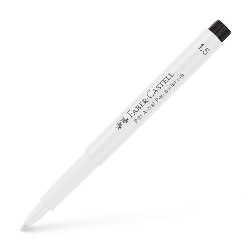 FABER-CASTELL PITT Artist Pen 1,5mm, bílý
