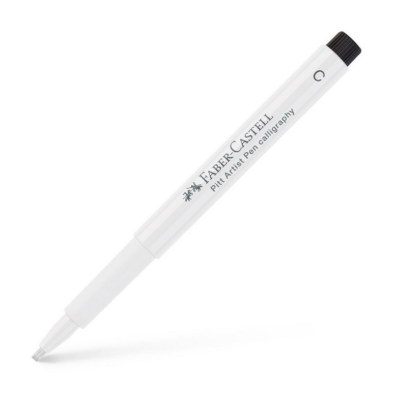 FABER-CASTELL PITT Artist Pen CALLIGRAPHY, bílý
