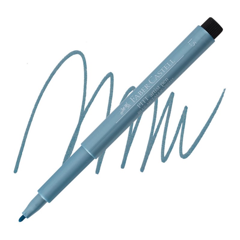 FABER-CASTELL PITT Artist Pen Metallic 1,5mm, modrý