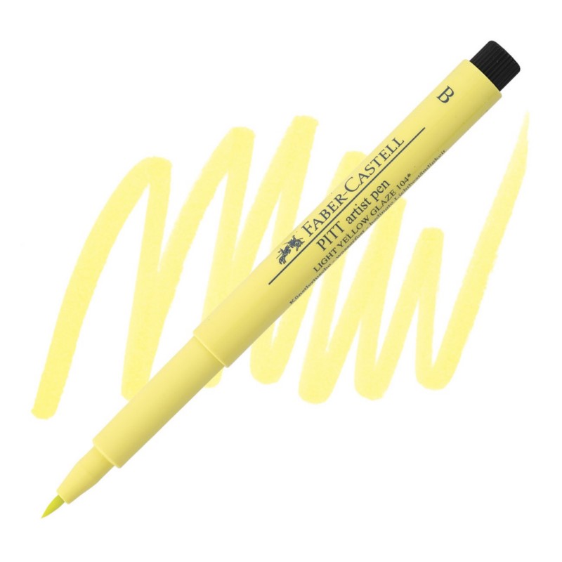 FABER-CASTELL PITT Artist Pen B, 104 light yellow glaze