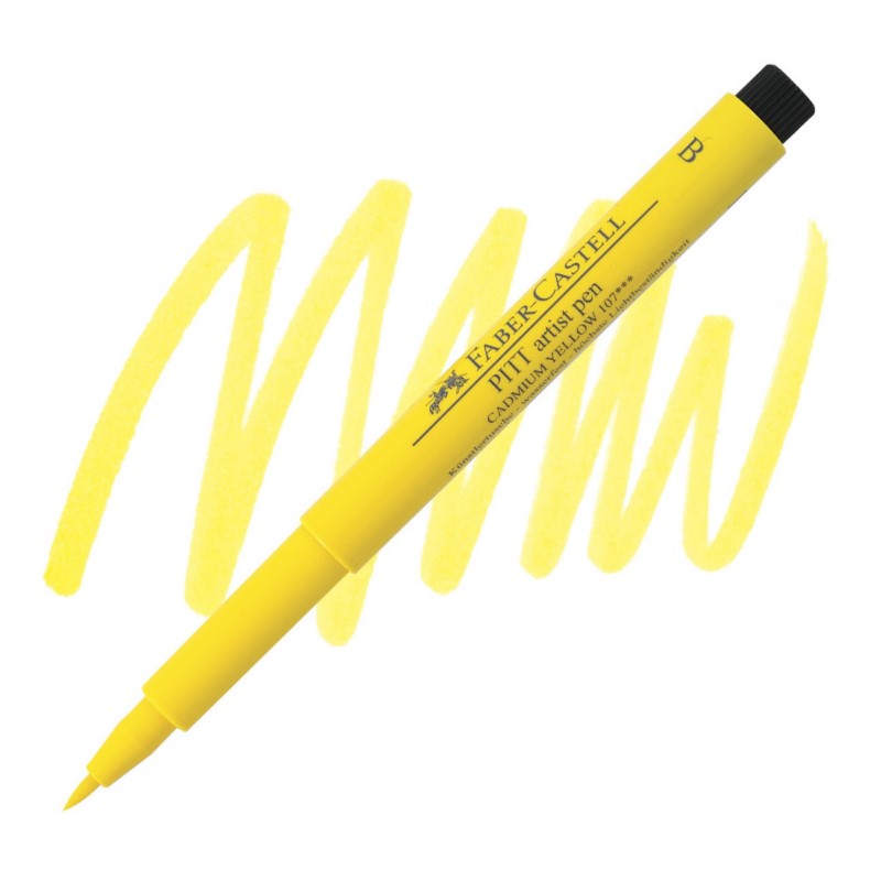 FABER-CASTELL PITT Artist Pen B, 107 cadmium yellow