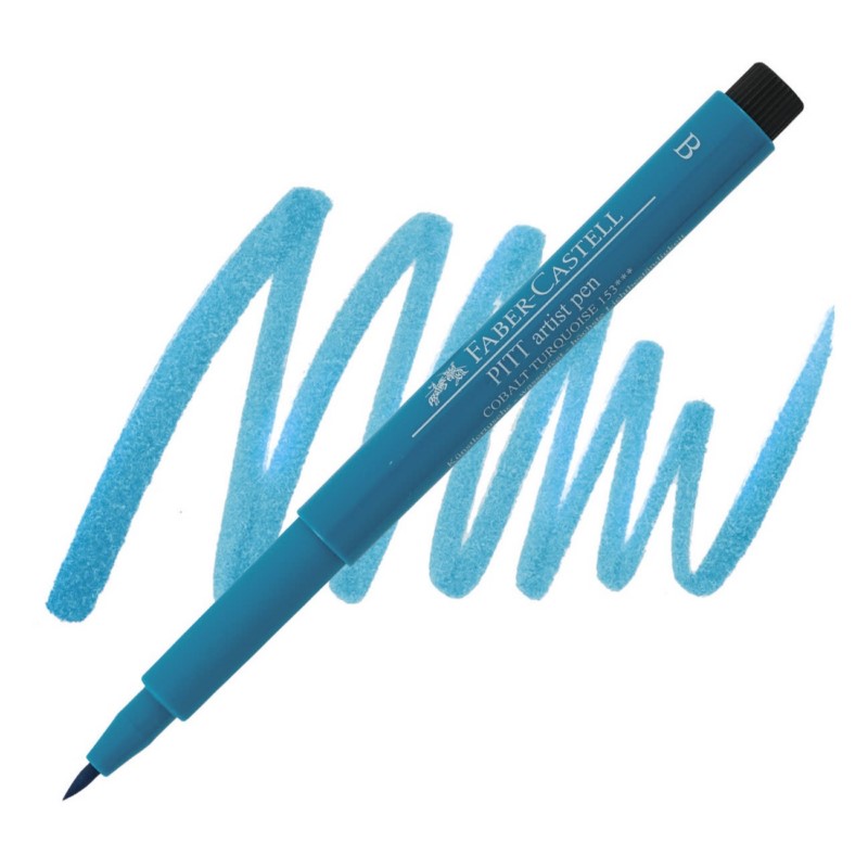 FABER-CASTELL PITT Artist Pen B, 153 cobalt turquoise