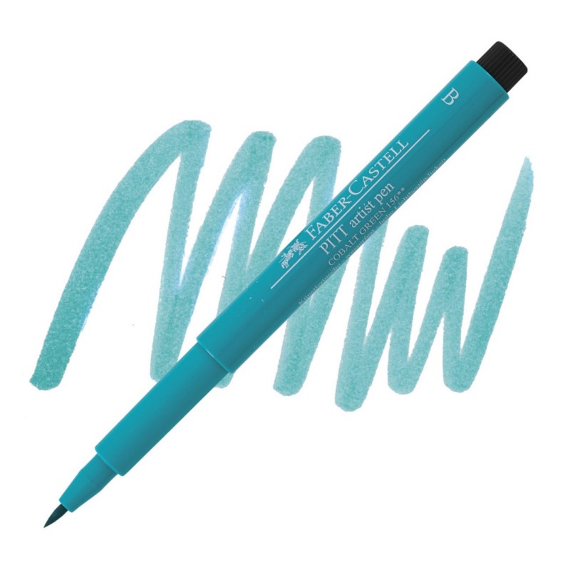 FABER-CASTELL PITT Artist Pen B, 156 cobalt green