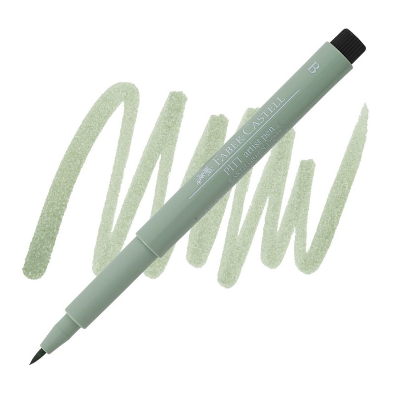 FABER-CASTELL PITT Artist Pen B, 172 earth green