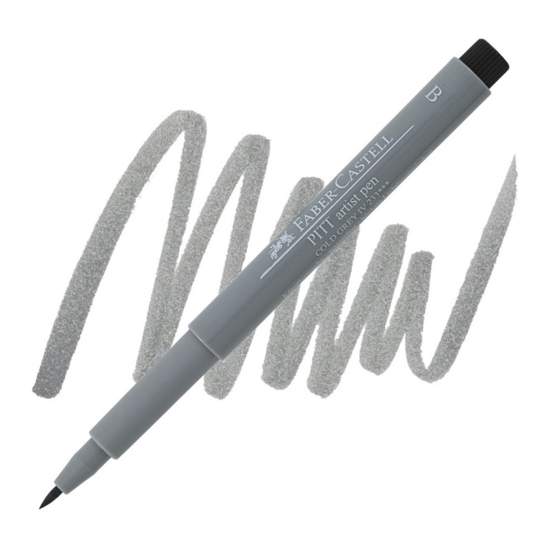 FABER-CASTELL PITT Artist Pen B, 233 cold grey IV