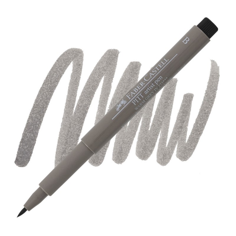 FABER-CASTELL PITT Artist Pen B, 273 warm grey IV