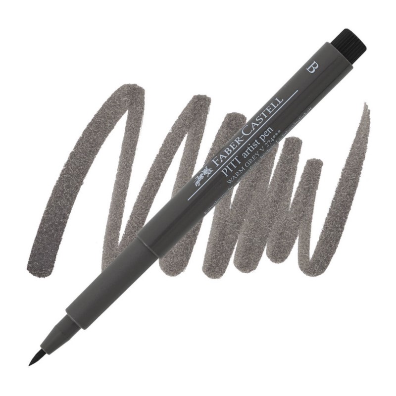 FABER-CASTELL PITT Artist Pen B, 274 warm grey V