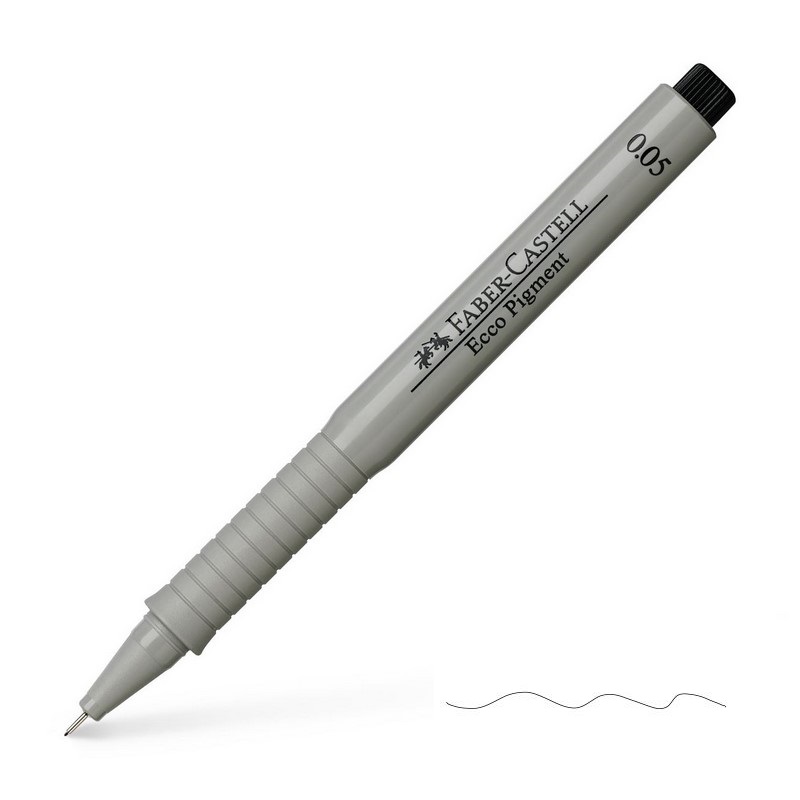 FABER-CASTELL ECCO Pigment 0,05mm, černý