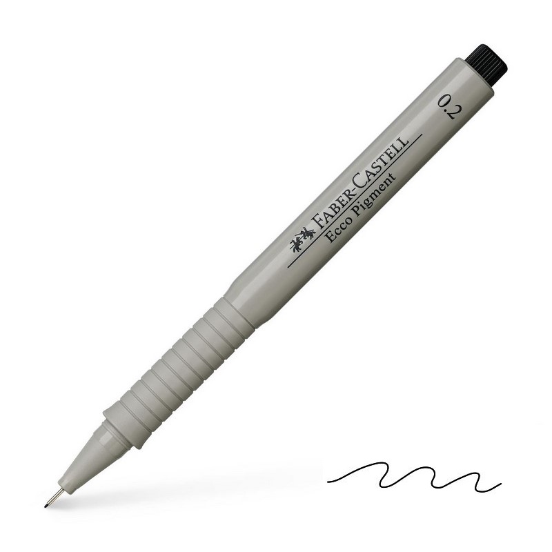 FABER-CASTELL ECCO Pigment 0,2mm, černý