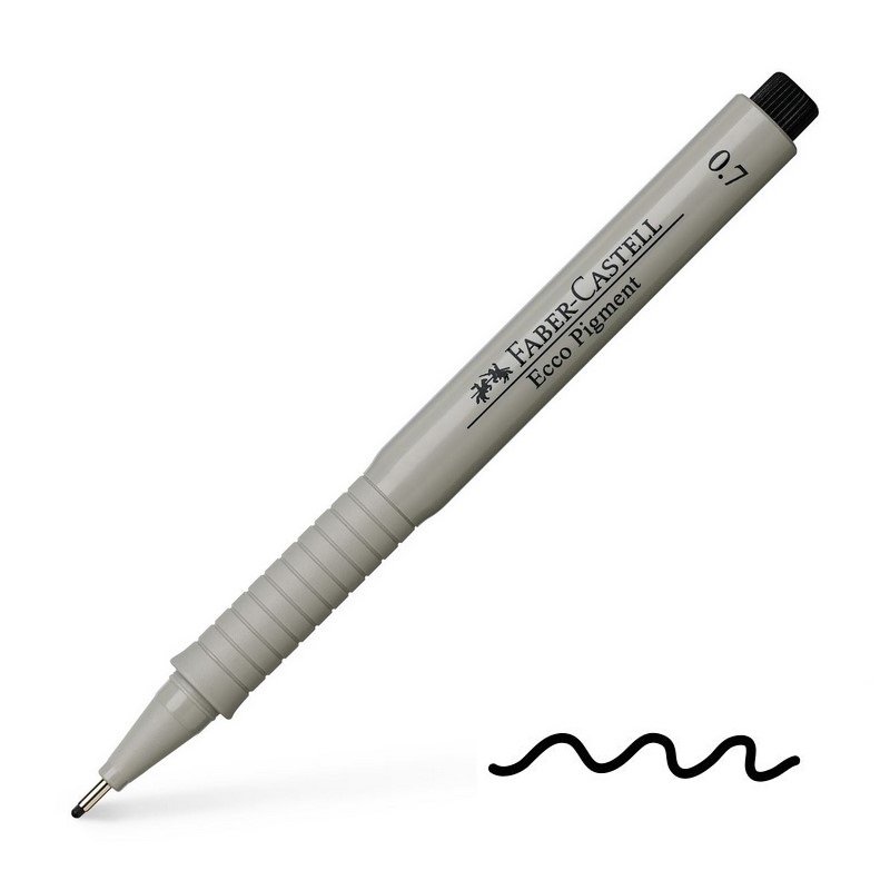 FABER-CASTELL ECCO Pigment 0,7mm, černý