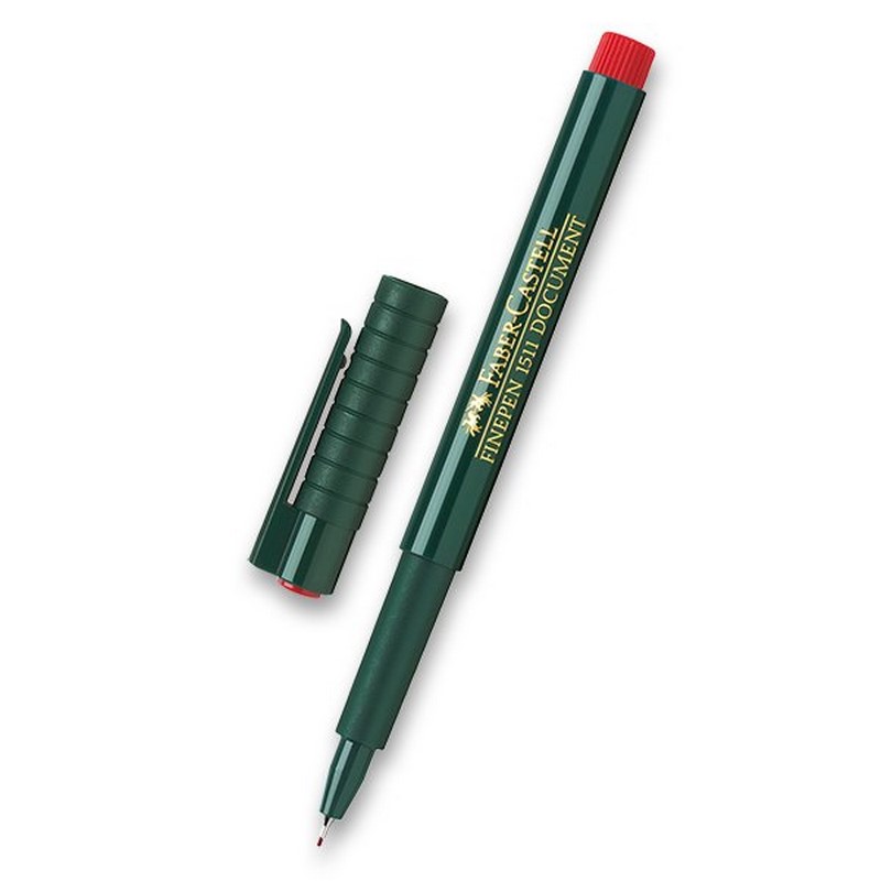 FABER-CASTELL Finepen 0,4mm, červený