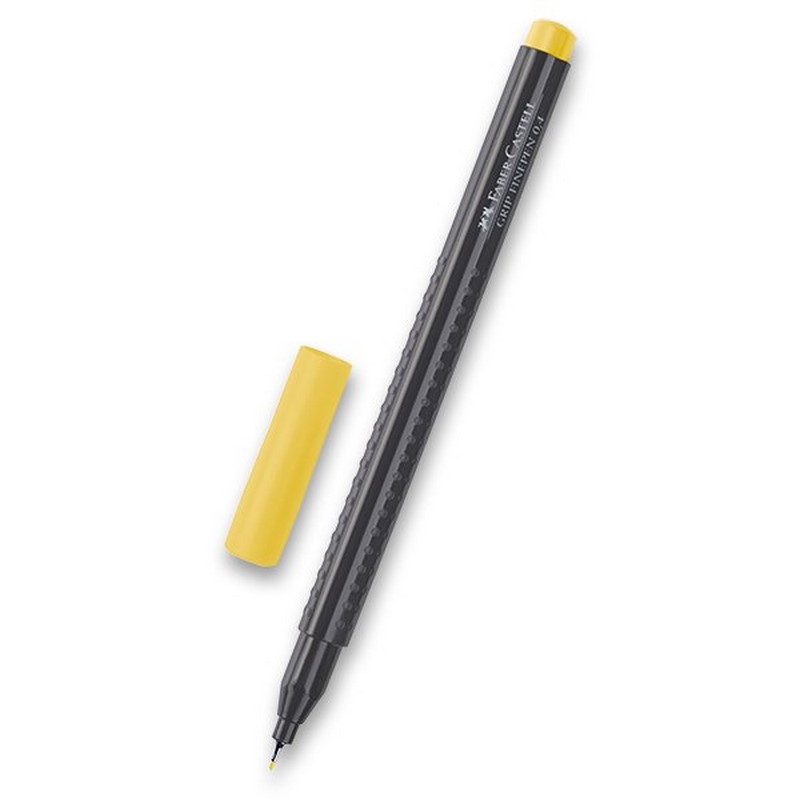 FABER-CASTELL GRIP Finepen 0,4mm, žlutý