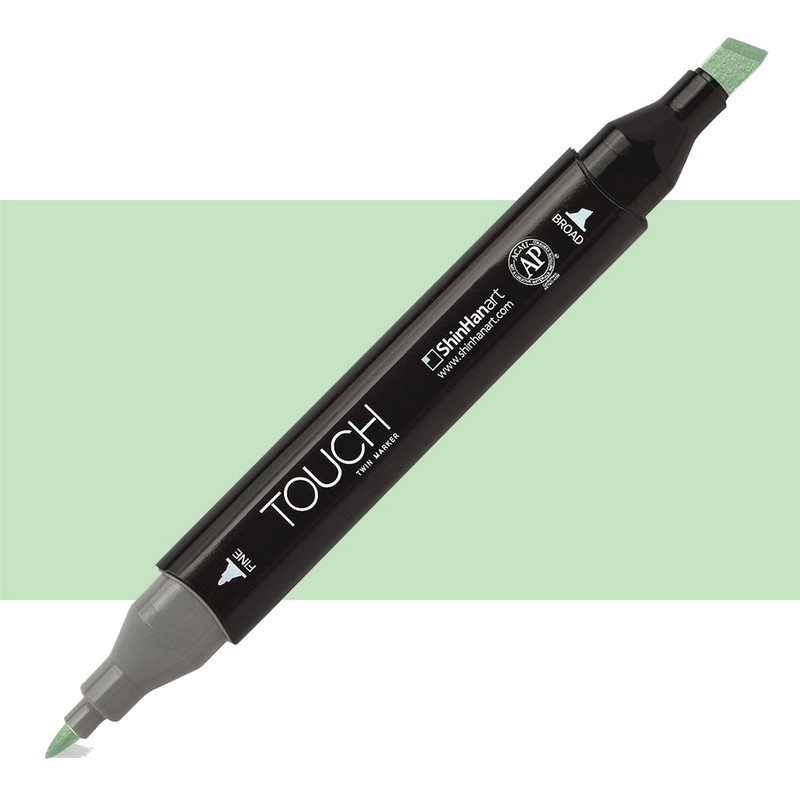 Lihová fixa TOUCH oboustranná Fine & Chisel, GY172 Spectrum green