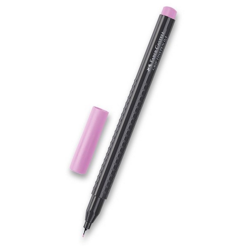 FABER-CASTELL GRIP Finepen 0,4mm, růžový
