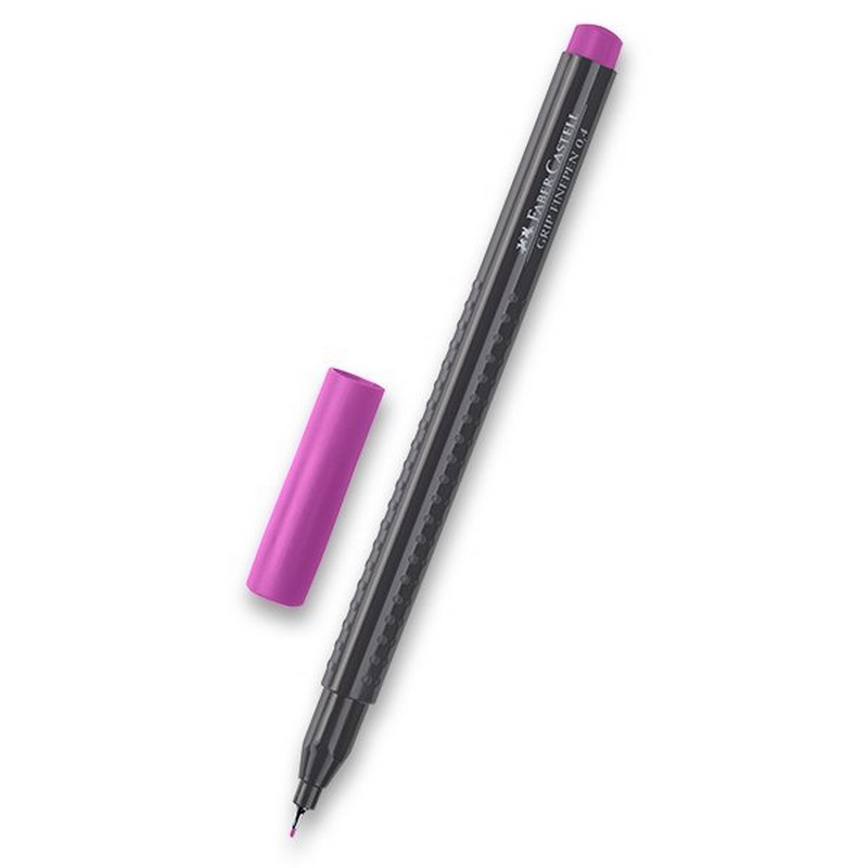 FABER-CASTELL GRIP Finepen 0,4mm, fialový