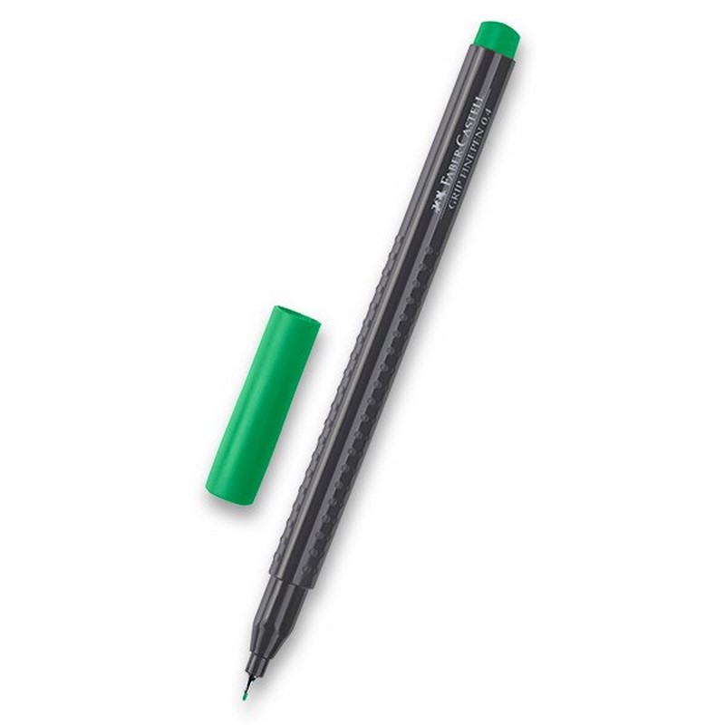 FABER-CASTELL GRIP Finepen 0,4mm, zelený