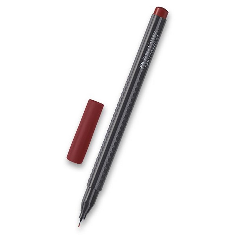 FABER-CASTELL GRIP Finepen 0,4mm, hnědý