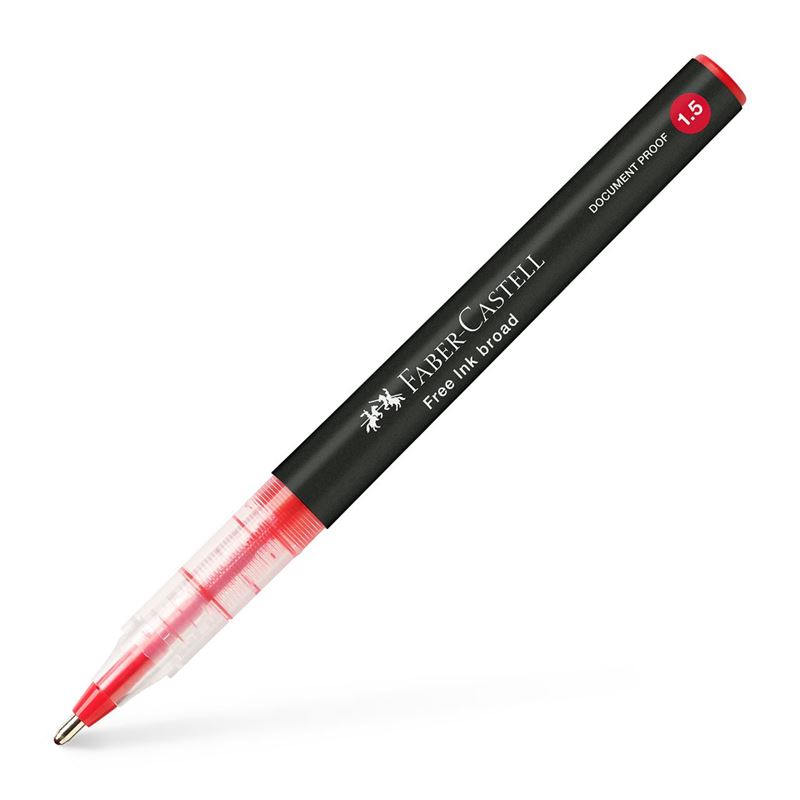 FABER-CASTELL roller Free Ink, červený