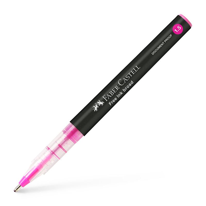 FABER-CASTELL roller Free Ink, růžový
