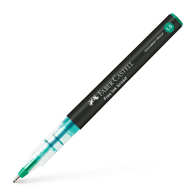 FABER-CASTELL roller Free Ink, zelený