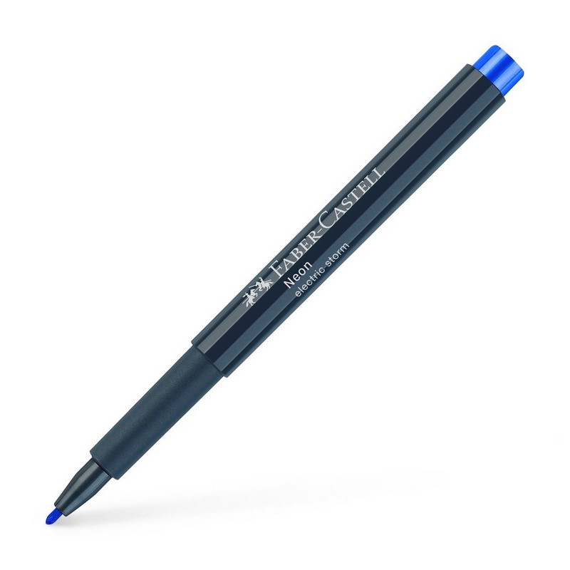 FABER-CASTELL Artist Pen Neon, modrý