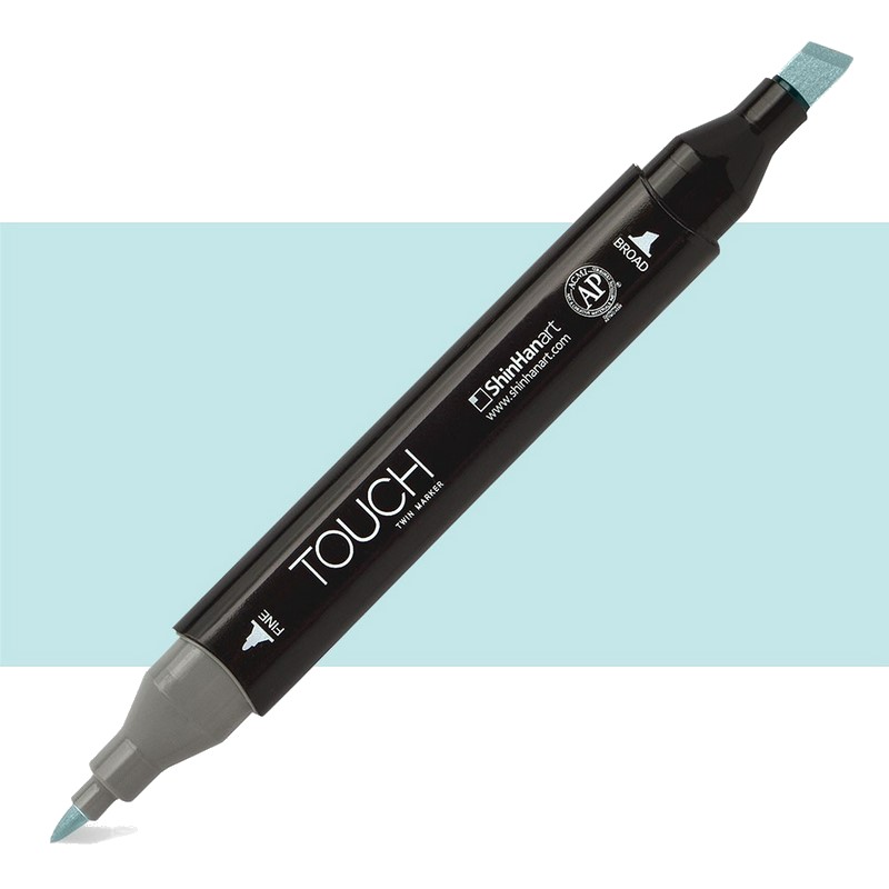 Lihová fixa TOUCH oboustranná Fine & Chisel, B182 Frost blue