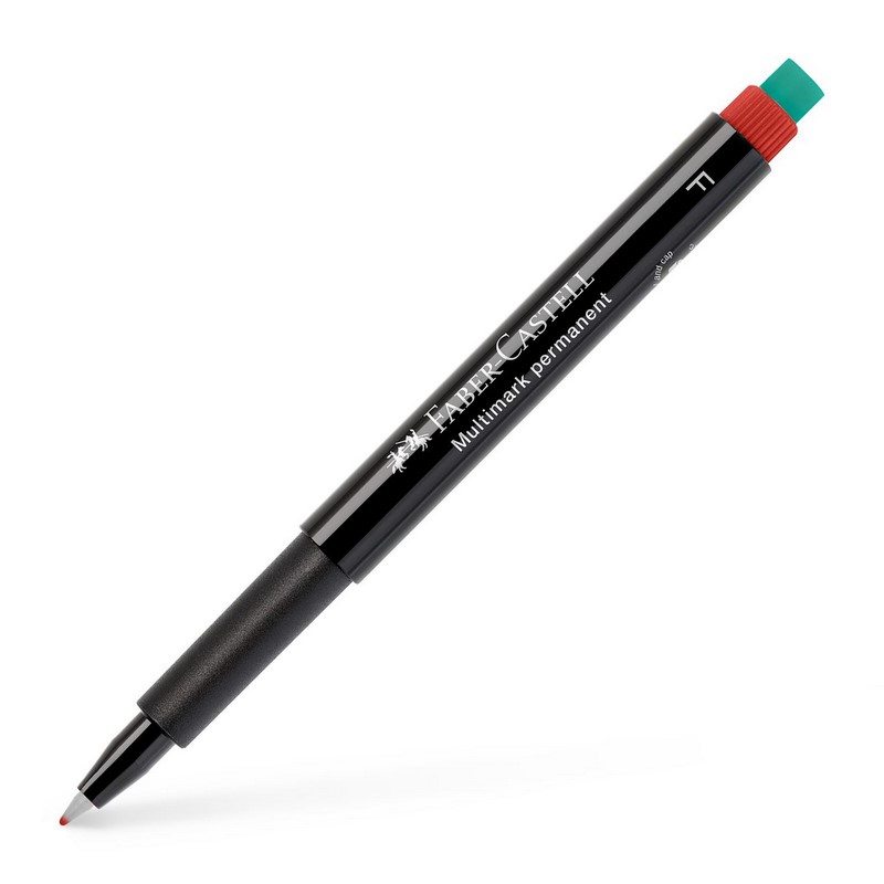 FABER-CASTELL Multimark gumovací 1513 F, červený