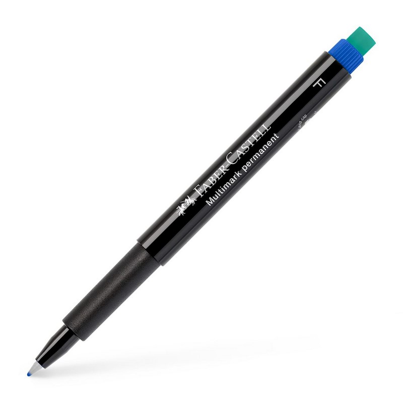 FABER-CASTELL Multimark gumovací 1513 F, modrý