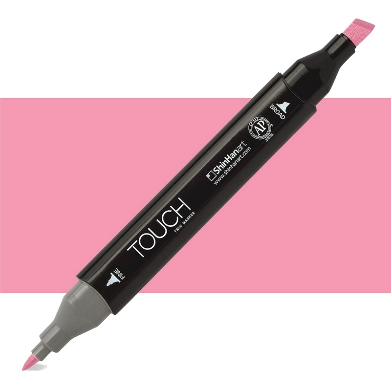 Lihová fixa TOUCH oboustranná Fine & Chisel, RP198 Tender pink