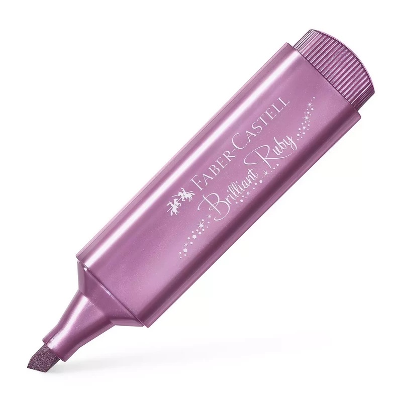 FABER-CASTELL zvýrazňovač Textliner 1546, rubínový METALLIC