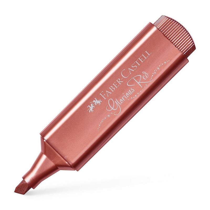 FABER-CASTELL zvýrazňovač Textliner 1546, červený METALLIC