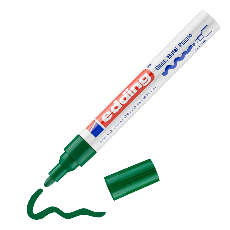 Lakový popisovač EDDING 750, zelený