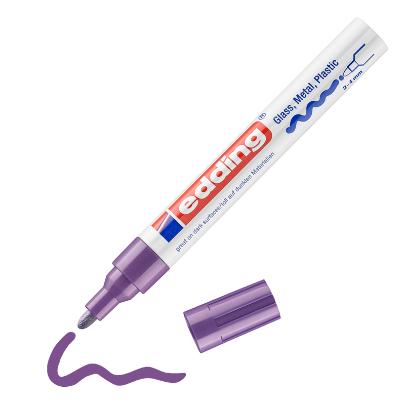 Lakový popisovač EDDING 750, fialový